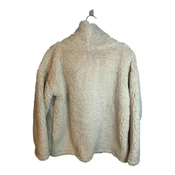 A New Day Cream Turtleneck Sherpa, XL - Picture 3 of 6